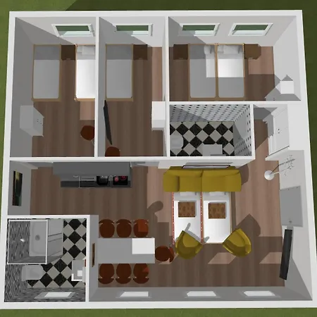 Apartmán H&h Im Herzen Der Stadt Geraeumig Ruhig Zentral Mit Kueche Und Esstisch
